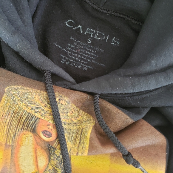Black | CARDI B | Official Money Hoodie - Picture 4 of 4